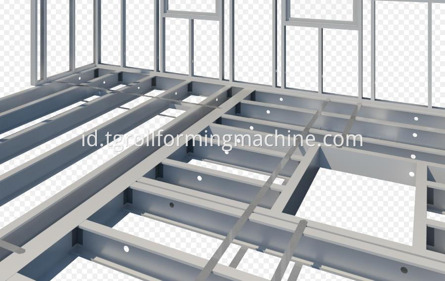 Metal C Stud And Track Roll Forming Machine